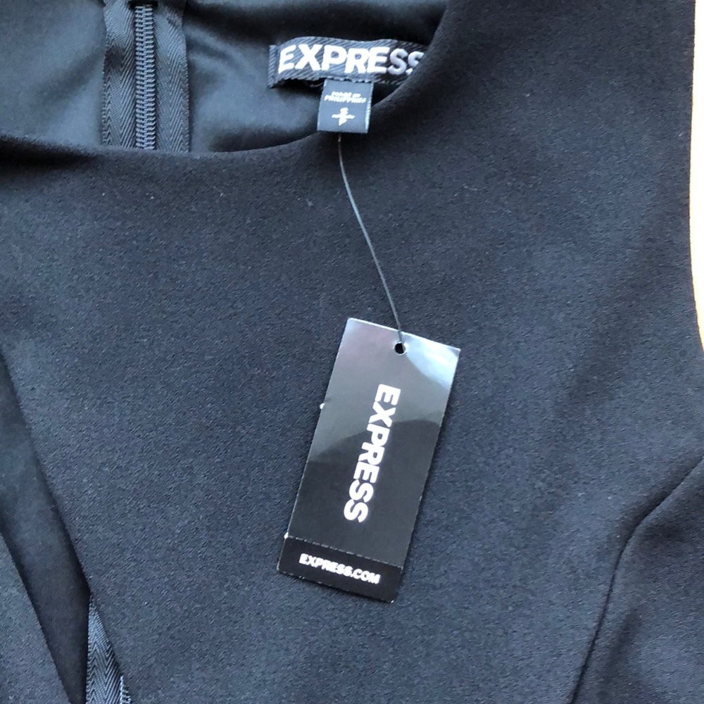 NEW // EXPRESS black cocktail dress - NWT! 🖤 - Picture 5 of 7